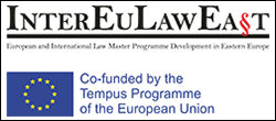 European and International Law Master Programme Development in Eastern Europe